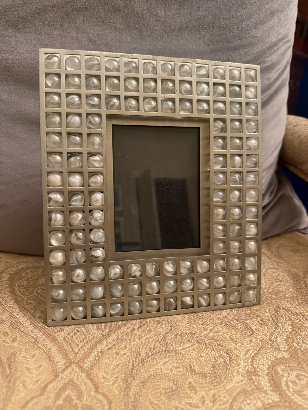 David Howell Kinetic Marble Picture Frame CBS Designs Interactive Photo Frame